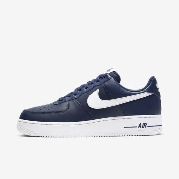 Nike Air Force 1 '07 - Férfi Utcai Cipő - Sötétkék/Fehér